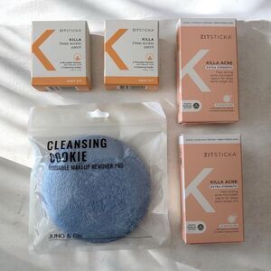 Clean Beauty Skincare Bundle - Acne Patches and Cleansing Pad set
